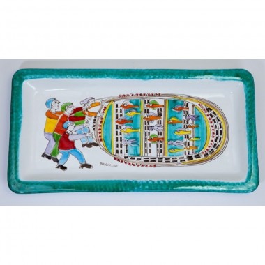 Rectangular Tray Folk Fishermen VSS39FK Rectangular Tray Folk Fishermen VSS39FK